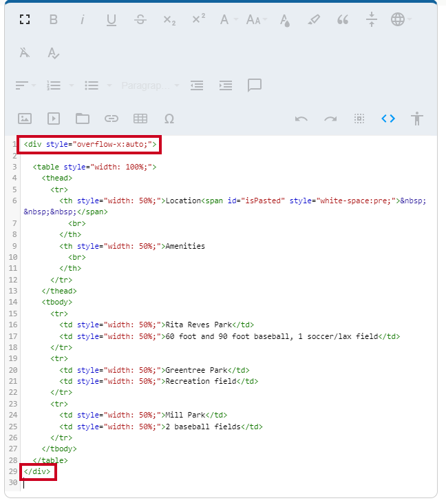 overflow code