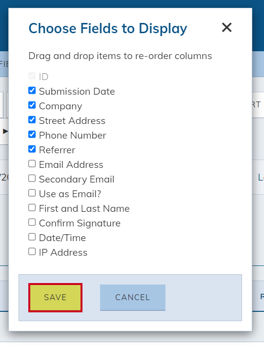 Click Save