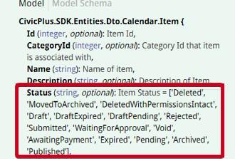 view string as status