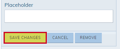 save changes