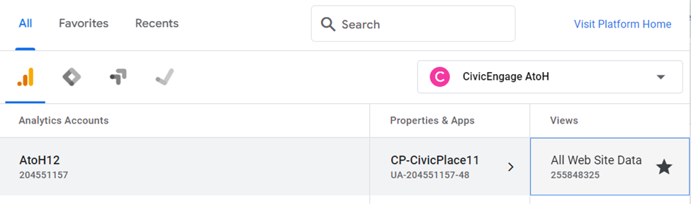 The star icon next to the property name.