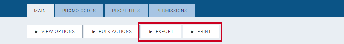 ePay print or export transaction
