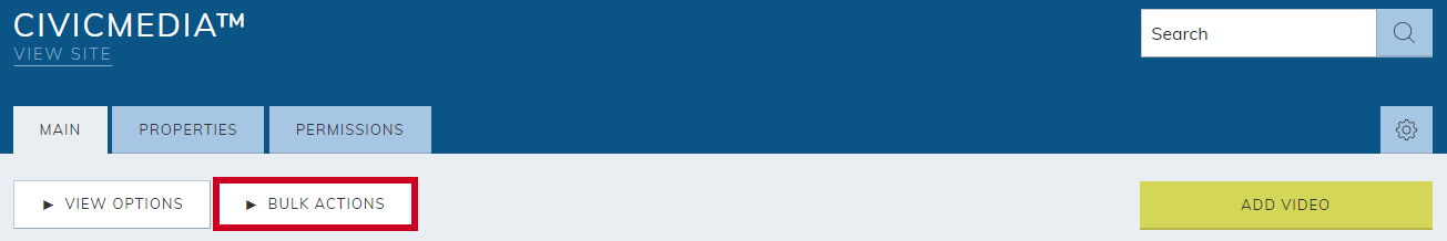 Expand the Bulk Actions menu.