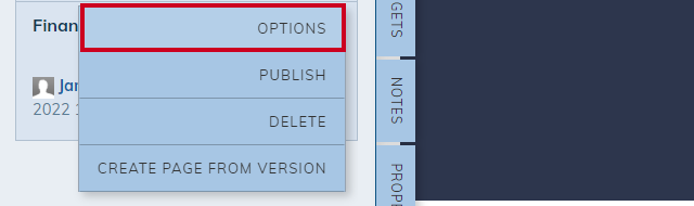 options