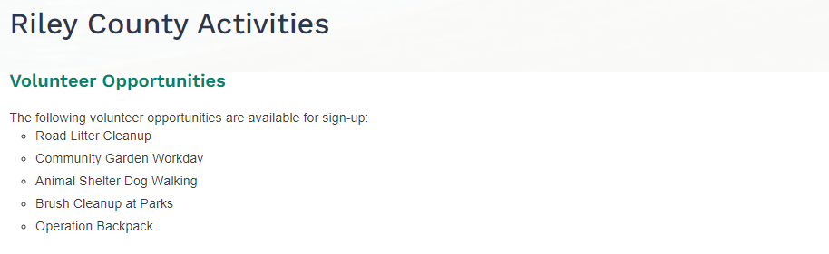 List Example.