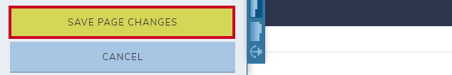 Save Page Changes button.