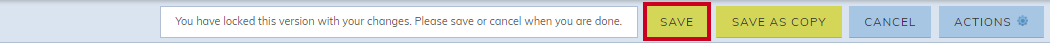 Save button in the top right corner of the page.