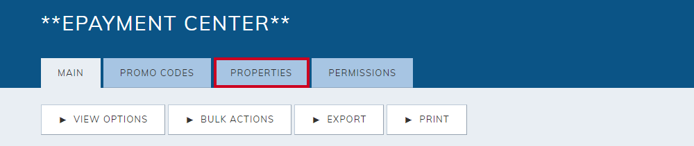 Properties tab.