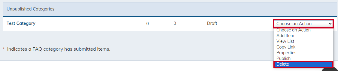 Delete Category.