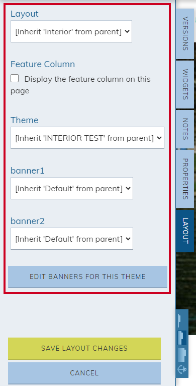 When the settings of Global Navigation pages are matched, it gives the website a cohesive look and feel.