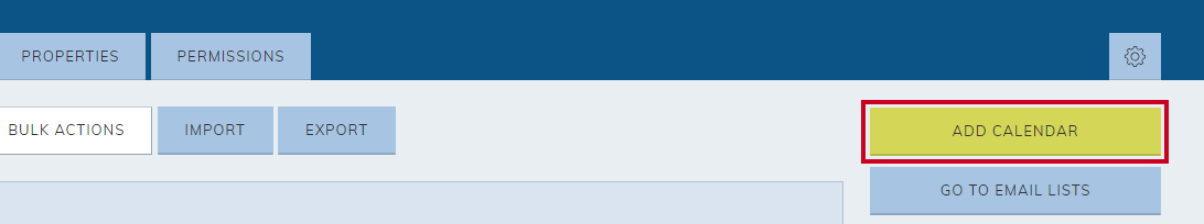 Add Calendar button.