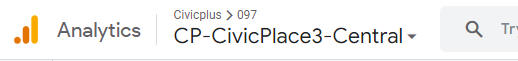 Google Analytics Site.
