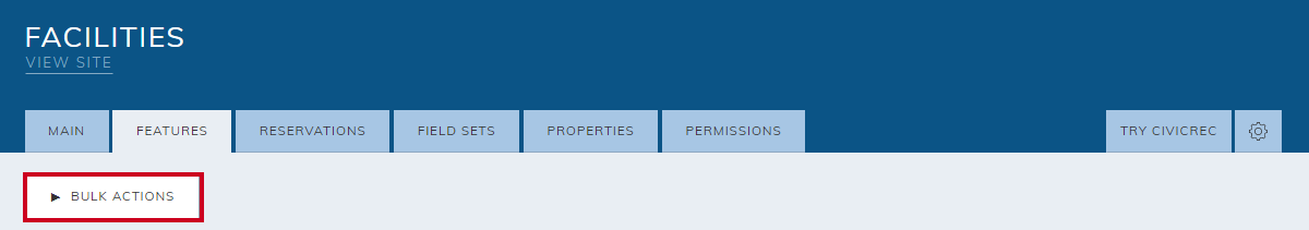 Bulk actions.