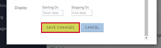 Save Changes.