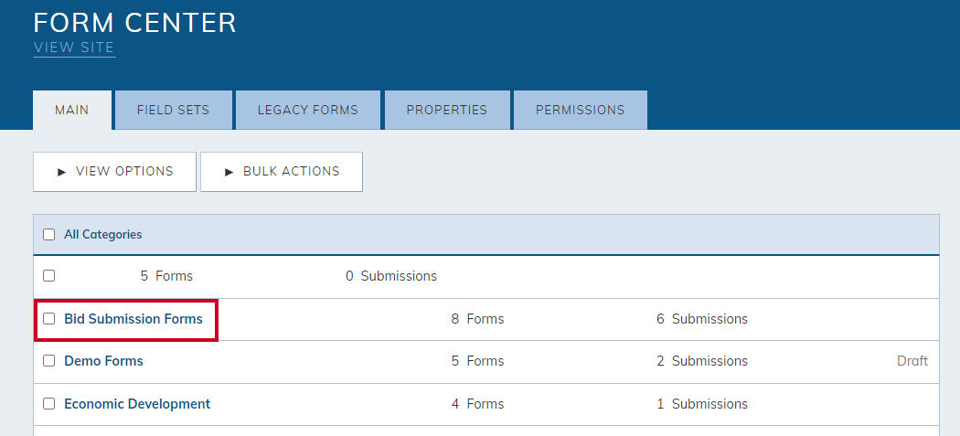 Select a category