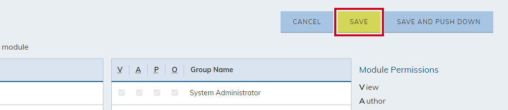 Save Permissions.