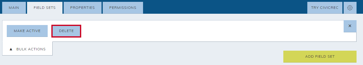 Delete.
