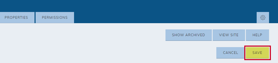 The button labeled Save.