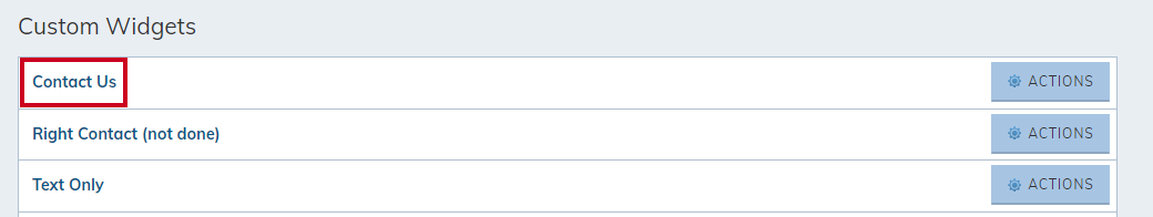 Select Custom Widget.