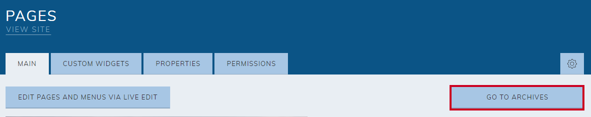 Go to Archives button.