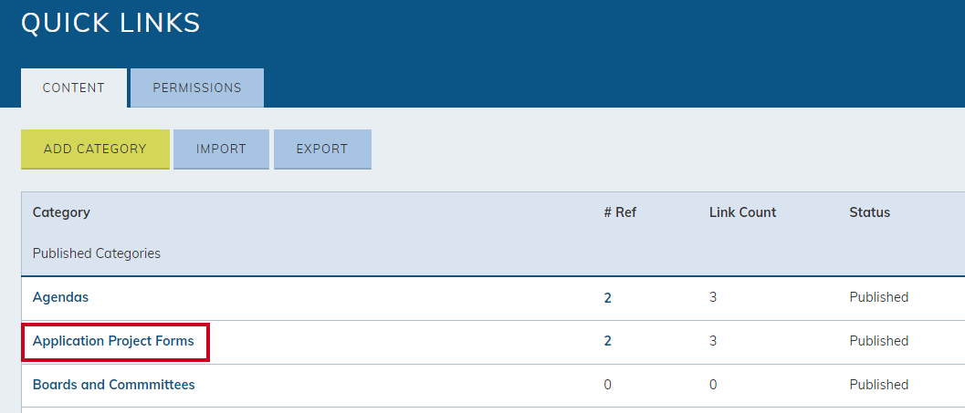Select Category.