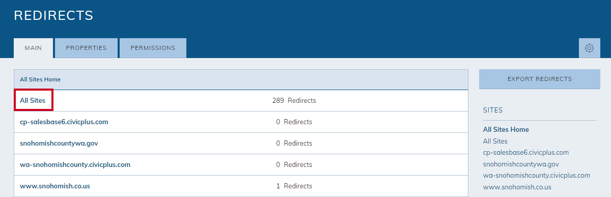 Select a domain.