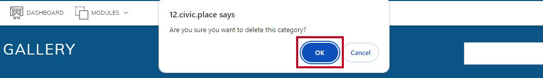 Ok button.