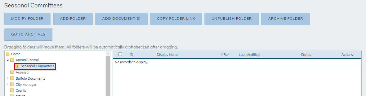 Select a folder.