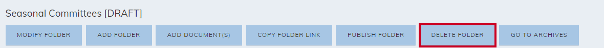 Delete folder button.