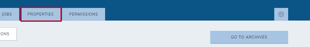 Properties tab.