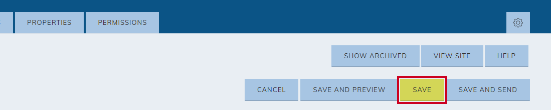Save item.