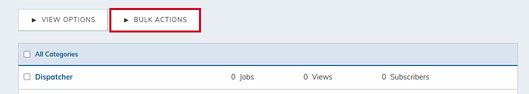 Bulk Actions button.
