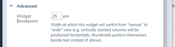 widget breakpoint overview advanced widget breakpoint