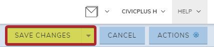 save changes