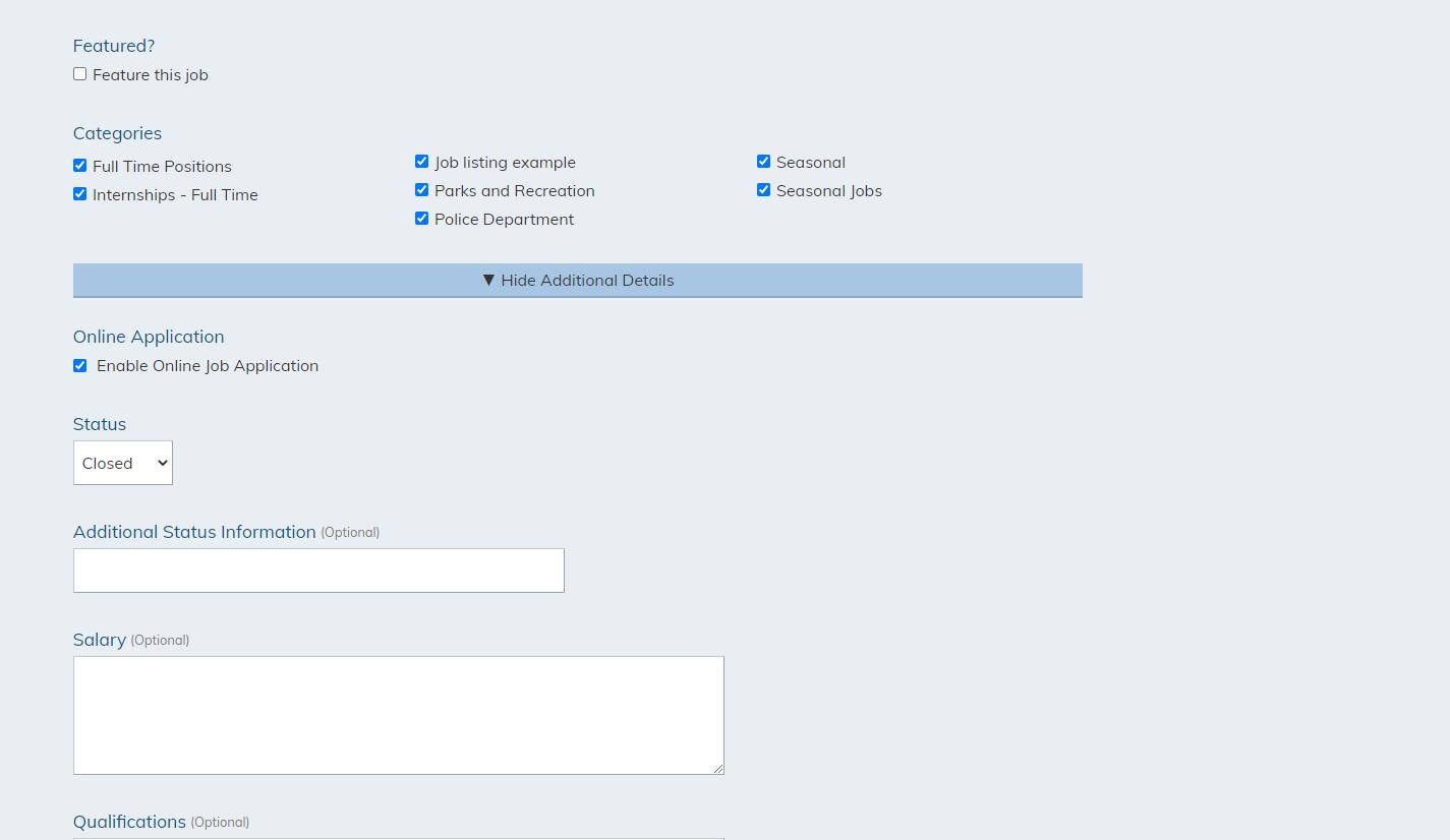 restore archived job fill fields 3