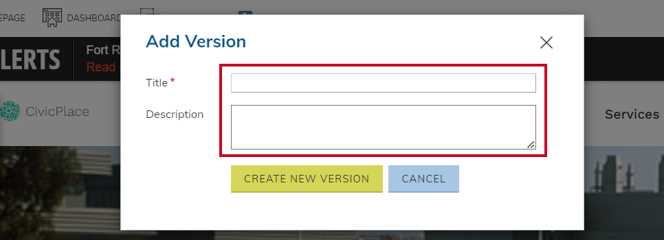 Add Version fields.