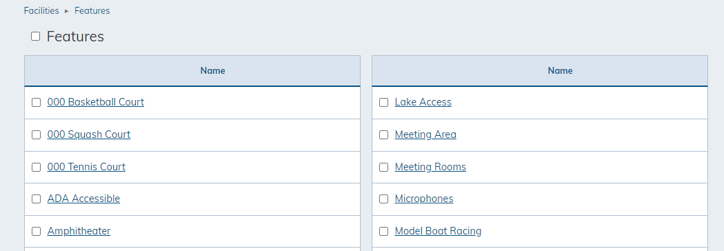 View imported features.