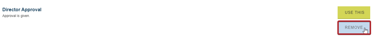 Remove a Canned Response option.