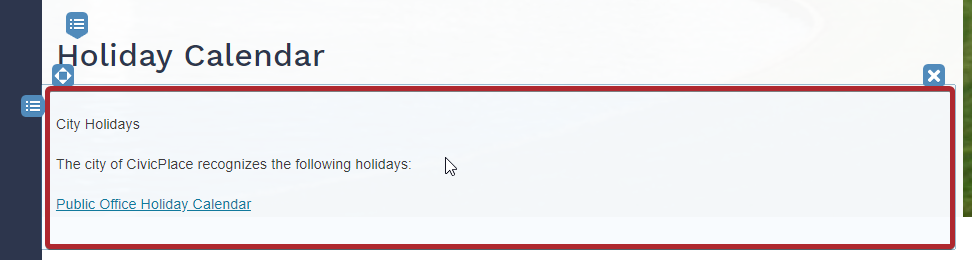 editor widget text box