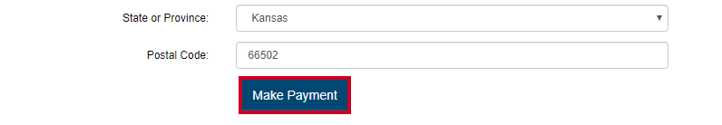 make payment button.