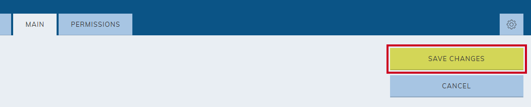 Save changes button.
