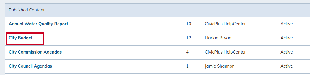 Select the category.