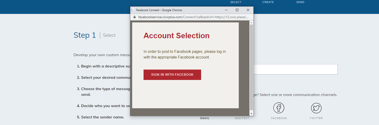 Facebook Signin