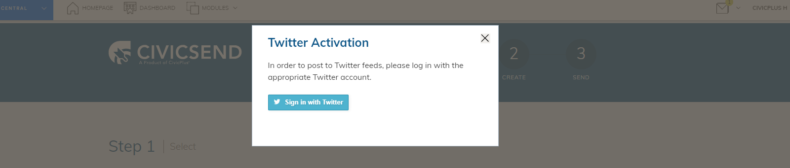 Twitter Activation