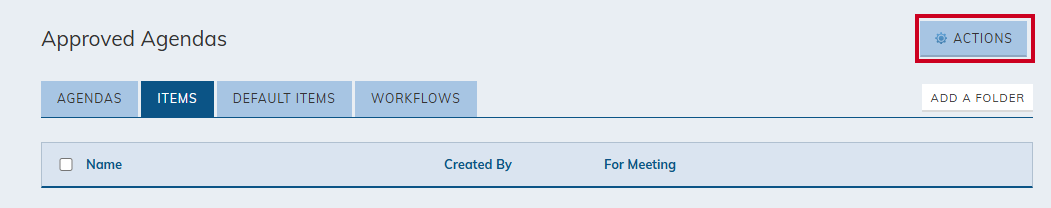 click actions