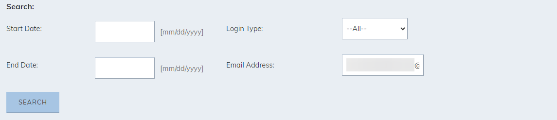 User Administration section.