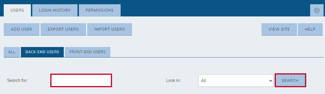 Search button.