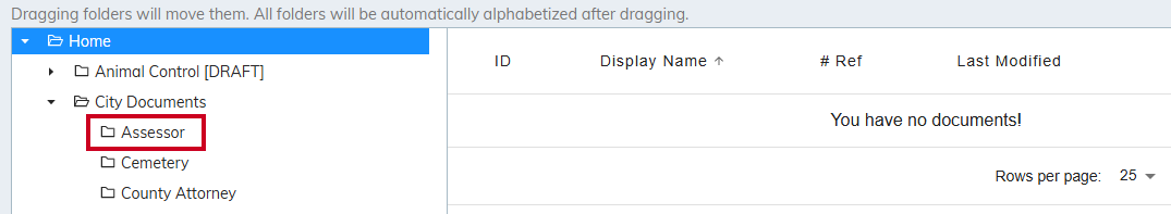 New folder structure.