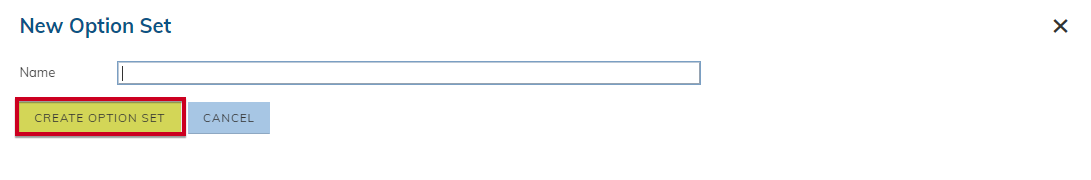create option set