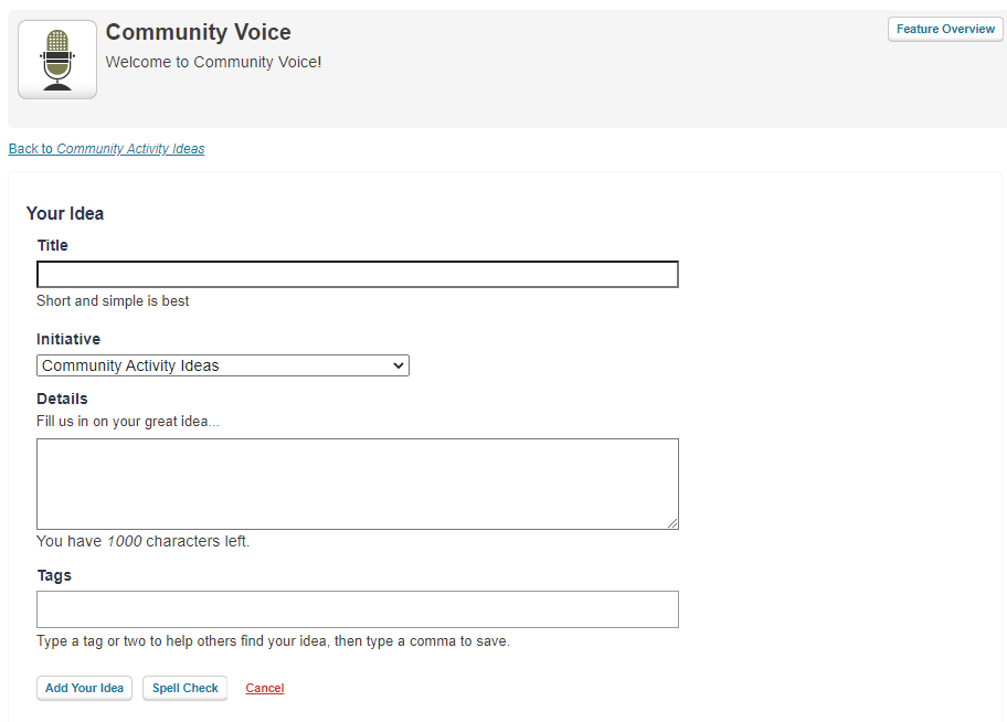 Fill in information.